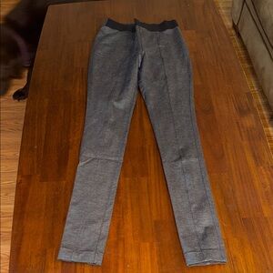 Kit and Ace Ladies Heathered Gray High Waist Stretch Tapered Pants Size 6